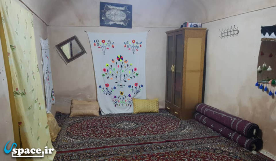 نمای اتاق اقامتگاه نگین کویر - بیارجمند - روستای رضا آباد