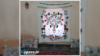 نمای داخلی اقامتگاه نگین کویر - بیارجمند - روستای رضا آباد